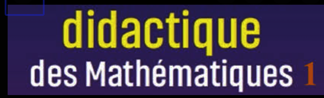Course Image TE35SE - Initiation à la didactique des mathématiques